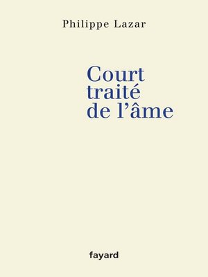 cover image of Court traité de l'âme